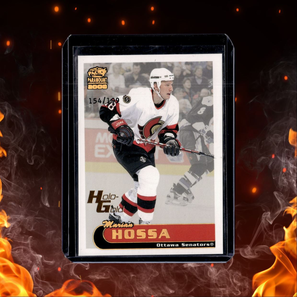 2000-01 Pacific Paramount Marian Hossa Holo Gold 153/199 #23