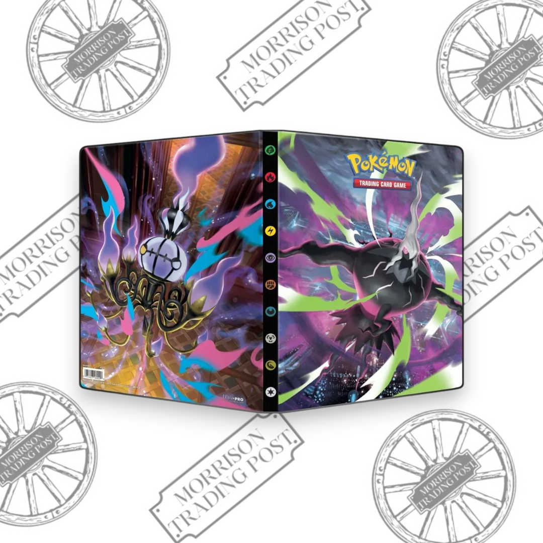 Ultra Pro Pokemon Pitch Black 9-Pocket Portfolio — front and back covers