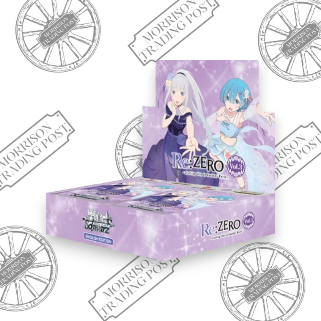 Weiss Schwarz Re:ZERO Starting Life in Another World Vol. 3 Booster Box — front of sealed box