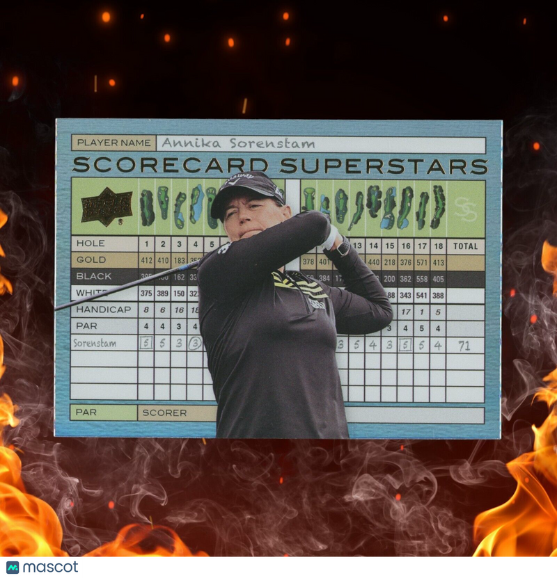 2024 Upper Deck Golf ANNIKA SORENSTAM Scorecard Superstars SS2 SSP