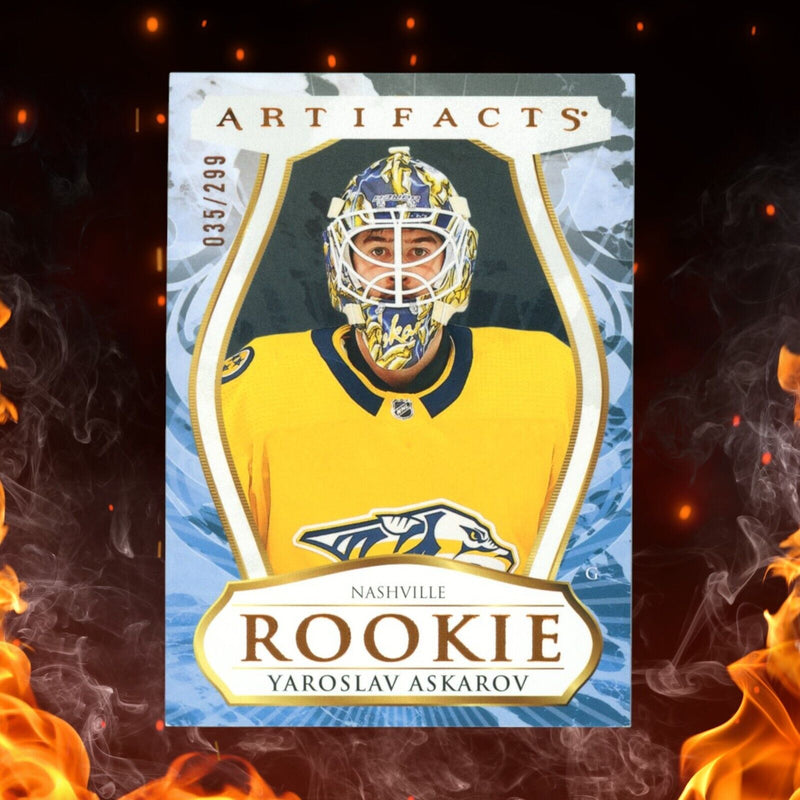 2023-24 Upper Deck Artifacts Yaroslav Askarov Rookie /299 Copper