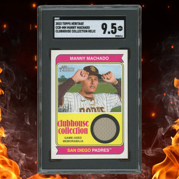 2023 Topps Heritage Manny Machado Clubhouse Collection Relic Sgc 9.5 #ccr-mm