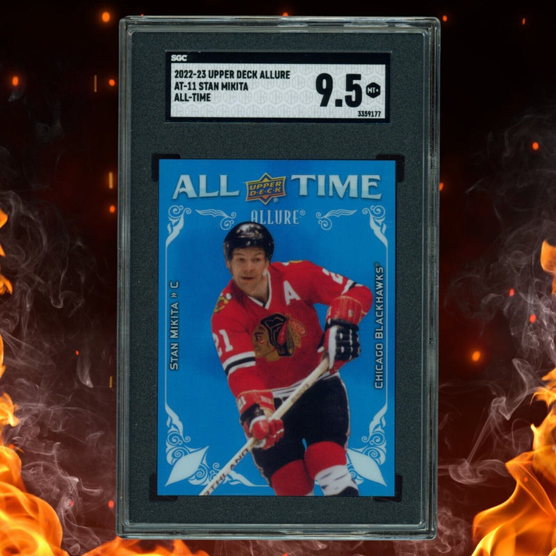 2022-23 Upper Deck Allure Stan Mikita All-time Sgc 9.5