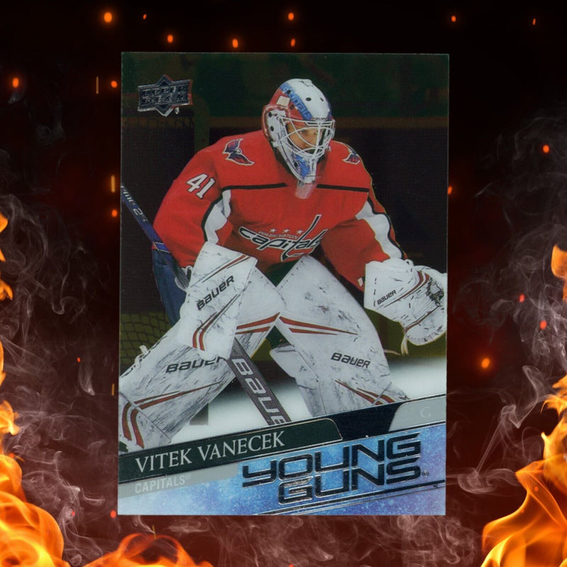 2020-21 Upper Deck Vitek Vanecek Clear Cut Young Guns