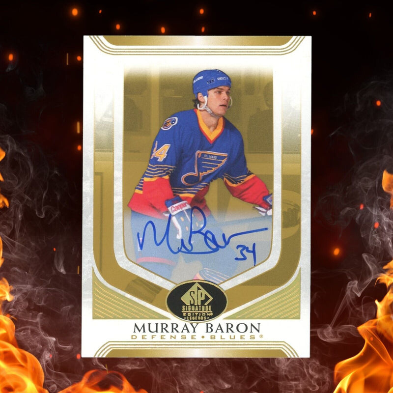 2020-21 ud sp signature legends murray baron auto