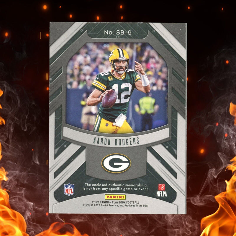 2022 Panini Playbook AARON RODGERS Jersey Relic /50