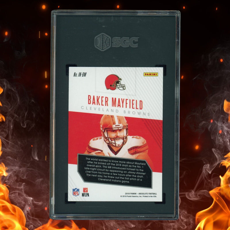 2018 Panini Absolute Baker Mayfield Introductions Sgc 10