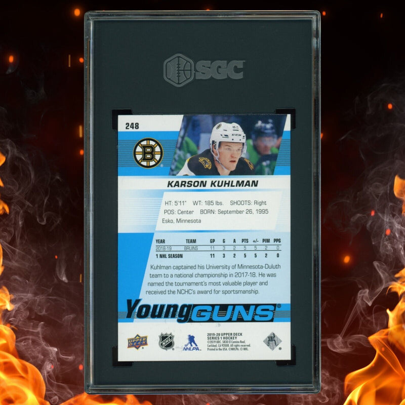 2019-20 Upper Deck Karson Kuhlman Young Guns Sgc 10