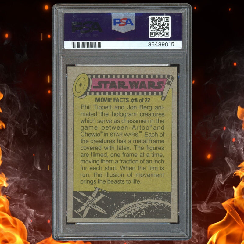 1977 Stars Wars REMEBER LUKE, THE FORCE WILL BE WITH YOU PSA 7