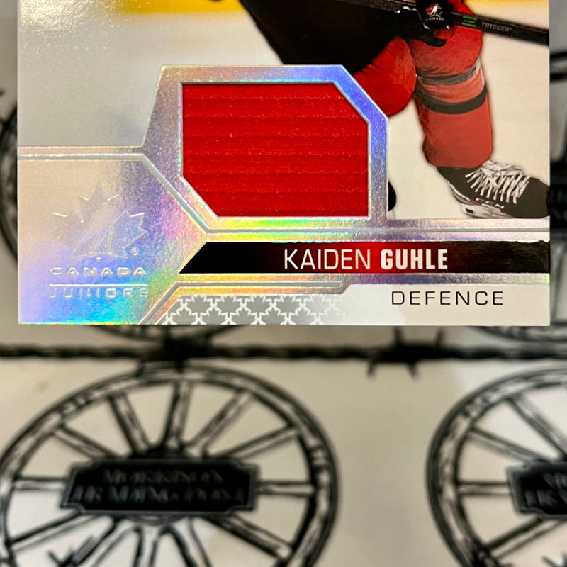 2022-23 UD Team Canada KAIDEN GUHLE Patch
